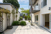 Terrasse Richtung Süden - 6 Zimmer Reihenendhaus zum Kaufen in München