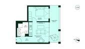 Grundriss der Eigentumswohnung - 