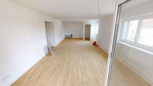 Wohnzimmer - Großzügige, lichtdurchflutete Wohnung mit großer Terrasse