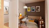 Zweites Schlafzimmer - 3 Zimmer Etagenwohnung zum Kaufen in Berlin
