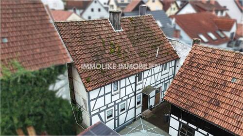 Gartenseite - Einfamilienhaus mit 115,00 m&sup2; in Sinntal zum Kaufen