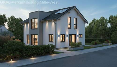 Hausansicht - Zeitlose Eleganz trifft Wohnkomfort - Ihr Eigenheim inkl. Grundstück, bezugsfertig