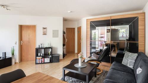 Wohnzimmer 1 - Etagenwohnung mit 57,00 m² in Rheinfelden (Baden) zum Kaufen