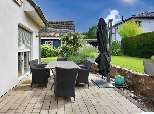 Terrasse - 4 Zimmer Einfamilienhaus in Schöffengrund
