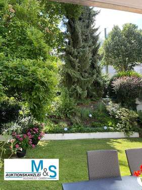 Gartenansicht - 3 Zimmer Etagenwohnung zum Kaufen in Saarbrücken