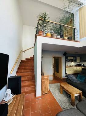 Wohnzimmer - Doppelhaushälfte mit 121,00 m² in Leipzig / Mölkau zum Kaufen