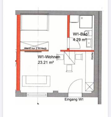 Bild 1 - 1 Zimmer Apartment in sehr zentraler Lage Karlsruhe