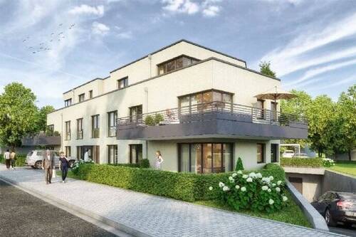 Schweich-Issel-Frontansicht - Neubau Eigentumswohnung in Schweich Issel (Whg04)