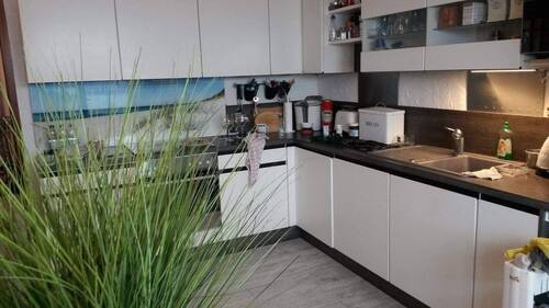 Küche mit Sylter Dünen Bild - 