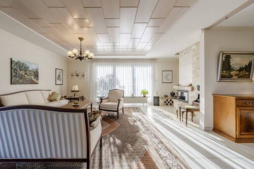 Wohnbereich mit Kaminofen - 