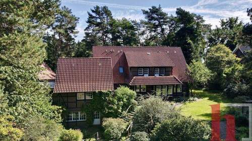 Drohne Garten - 7 Zimmer Einfamilienhaus zum Kaufen in Lohne
