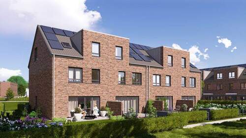 Gartenansicht - 5 Zimmer Reihenendhaus zum Kaufen in Leverkusen