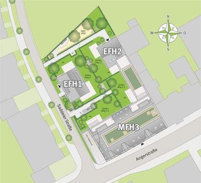 Duesseldorf Angerstr - Lageplan - 