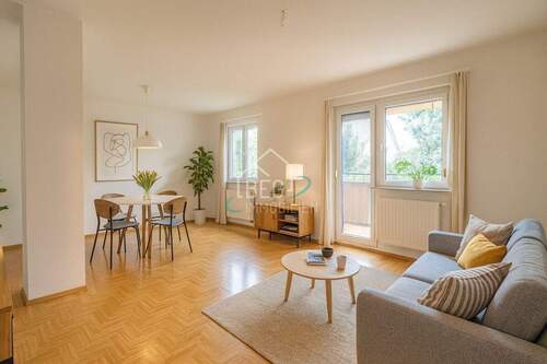 Wohnzimmer KI generiert - 3 Zimmer Etagenwohnung zum Kaufen in Stuttgart