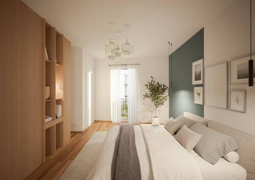Bsp. Schlafzimmer - 4 Zimmer Terrassenwohnung in Nürnberg