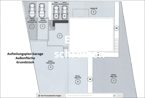 Aufteilungsplan - 