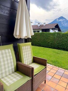 Blick auf die Berge - 2 Zimmer Terrassenwohnung in Garmisch-Partenkirchen