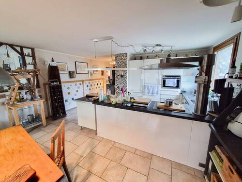 Essbereich mit offener Küche - 