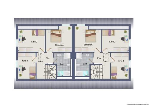 Ansicht Dachgeschoss - 