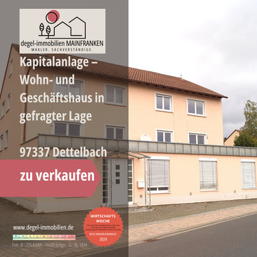 Immobilie mit ganz viel Potenzial - Wohn- und Geschäftshaus mit Entwicklungschance in Dettelbach