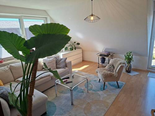 Wohnzimmer - Etagenwohnung mit 65,00 m&sup2; in Mittelnkirchen zur Miete