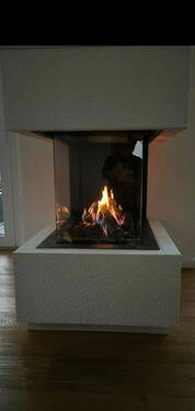 Gaskamin in Aktion - 