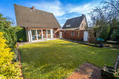 Rückansicht mit Garten - Einfamilienhaus mit 116,00 m² in Meppen zum Kaufen