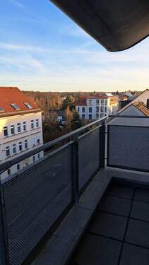 Balkonblick stadteinwärts - 