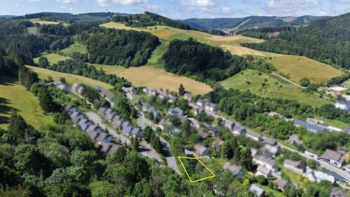 GR_074 Ansicht NO 2 - Exklusives Grundstück mit Panoramablick bei Willingen - Provisionsfrei