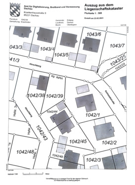 lageplan.png - Grundstück in Erdweg zum Kaufen