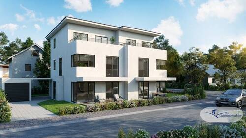 Konzept - Bauphase begonnen - Neubau DHH nahe des Rosenheimer Zentrums