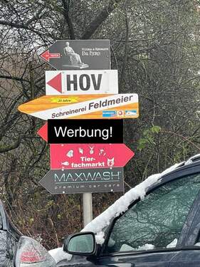 Werbeschild Grundstück - 