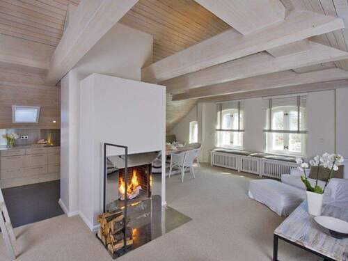 Wohnung Zollhaus 2 - Wohn-/Essraum mit Kamin - 