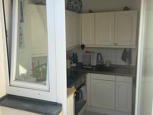 Blick in Küche von Dachterrasse - 