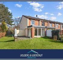 Gepflegtes Reihenendhaus mit viel Platz, Anbaupotential, herrlichem Garten und eigener Garage - Hamburg / Bramfeld