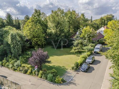 Grundstück - Bestandshaus virtuell entfernt - Grundstück in Aichtal