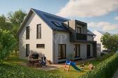 Visualisierung geplantes Schwabenhaus - Grundstück in Aichtal zum Kaufen