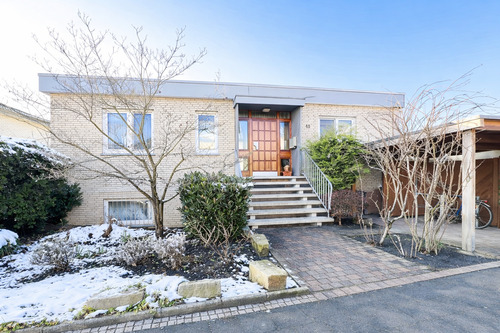 Hausansicht - Raum für Familie und berufliche Visionen - hochwertiger Bungalow mit vielseitigem Nutzungskonzept