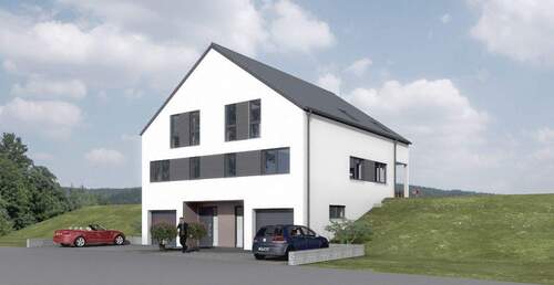 Seitenansicht rechts - Neubau 