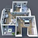 3D Aufplanung der Wohnung - 