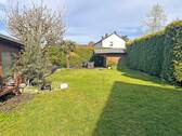 Garten - Schöne Doppelhaushäfte mit tollem Grundstück und kleinem Pool