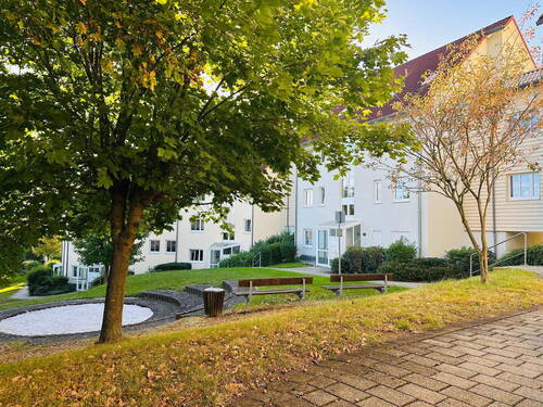 Grünanlage hinter dem Haus - 