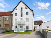 Hausansicht - Charmante, sanierte Erdgeschosswohnung mit eigenem Eingang in historischer Mühle
