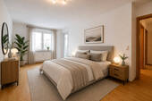 Schlafzimmer visualisiert - 