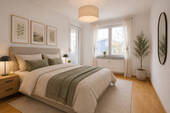 Schlafzimmer visualiseirt - 