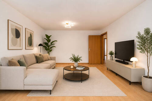 Wohnzimmer visualisiert - 