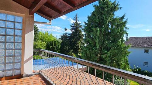 Blick vom Balkon - 