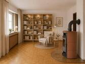 WoZi Ansicht1 KI inspiriert - 3 Zimmer Reihenendhaus in Schwalbach am Taunus