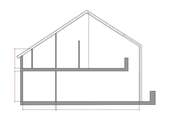 Schnitt der Wohnung - 