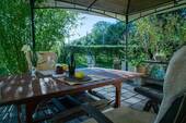 Terasse mit Morgenlicht - 